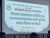 विव्यस   अध्यक्ष र प्रधानाध्यापकहरूका लागि दुई दिने क्षमता विकास कार्यक्रम संचालन