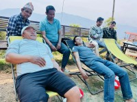 पाल्चोक मन्दिर क्षेत्रमा रक्तदान कार्यक्रम सम्पन्न, प्रेम सागर कर्माचार्यले गरे १८६औँ पटक रक्तदान