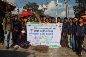 गौरतीमा फोहोरको थुप्रोबाट उठ्यो सन्देश — स्वच्छता नै संस्कार हो