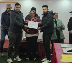 सिन्धुपाल्चोकका स्वास्थ्य शाखाका फोकल पर्सनका लागि PAMS V2 सम्बन्धी दुई दिने तालिम