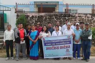 जनस्वास्थ्य कार्यालय सिन्धुपाल्चोकको आयोजनामा सञ्चारकर्मीहरूसँग  अन्तरक्रिया कार्यक्रम सम्पन्न