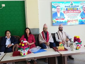 मेलम्ची नगरपालिकामा शुभकामना आदानप्रदान तथा कर्मचारी बिदाइ कार्यक्रम सम्पन्न