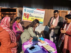 चन्द्रावती महिला वचत तथा ऋण सहकारी संस्था मेलम्चीको १५ औँ बार्षिक साधारणसभा सम्पन्न