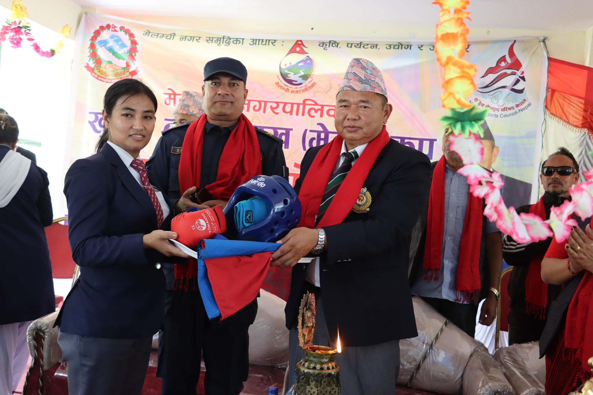 मेलम्ची नगरपालिका खुल्ला मेयर कप कराँते प्रतियोगिता सुरु, ३७ स्वर्णका लागि २२५ खेलाडी भिड्दै