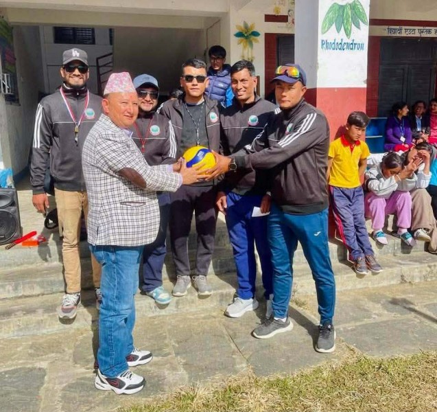 पाँचपोखरी थाङपाल गाँउपालिका स्तरिय छैठौ  राष्ट्रपति रनिङशिल्ड प्रतियोगिता शुरू