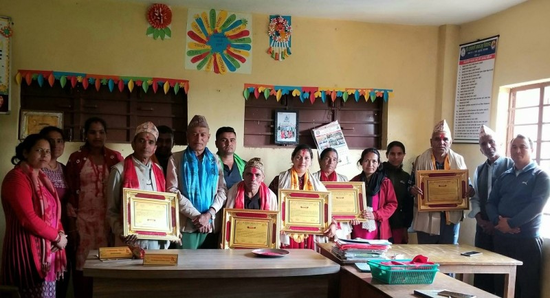 रक्तकालीले गर्यो अग्रजको सम्मान