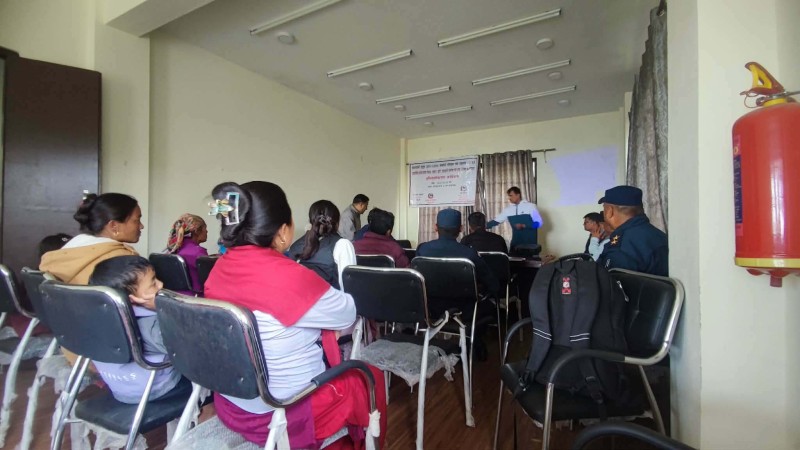 एचआइभी/एड्स सम्बन्धी लान्छना तथा भेदभाव कम गर्न  हेलम्बुमा अभिमुखीकरण कार्यक्रम सम्पन्न