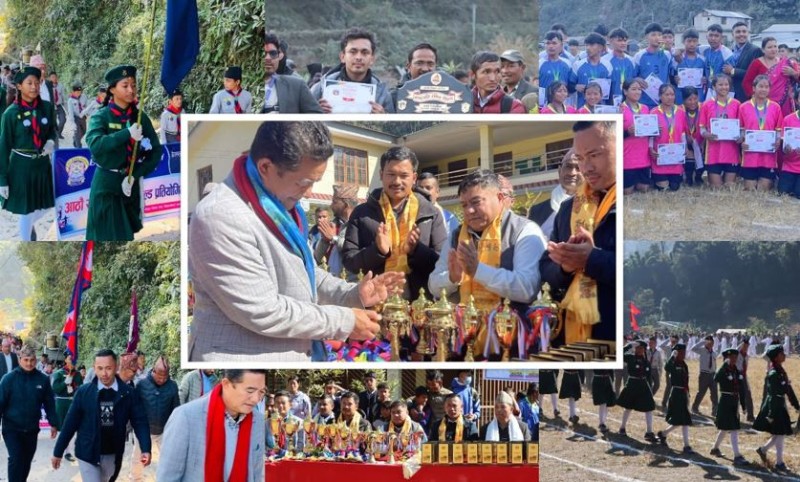 हेलम्बुमा आठौँ राष्ट्रपति रनिङ शिल्ड प्रतियोगिता सम्पन्न,पदक तालिका र नामावली सार्वजनिक