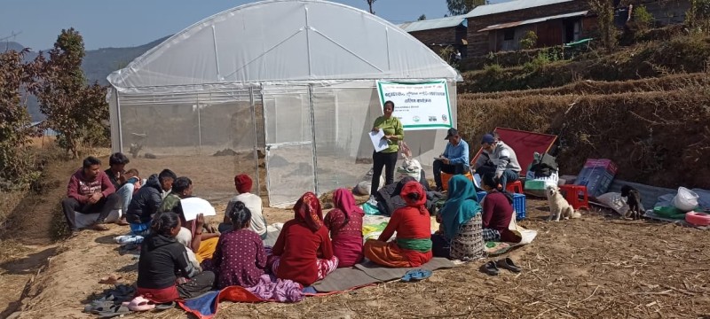 बहुउद्देश्यीय कृषि नर्सरी व्यवस्थापन तालिम सम्पन्न