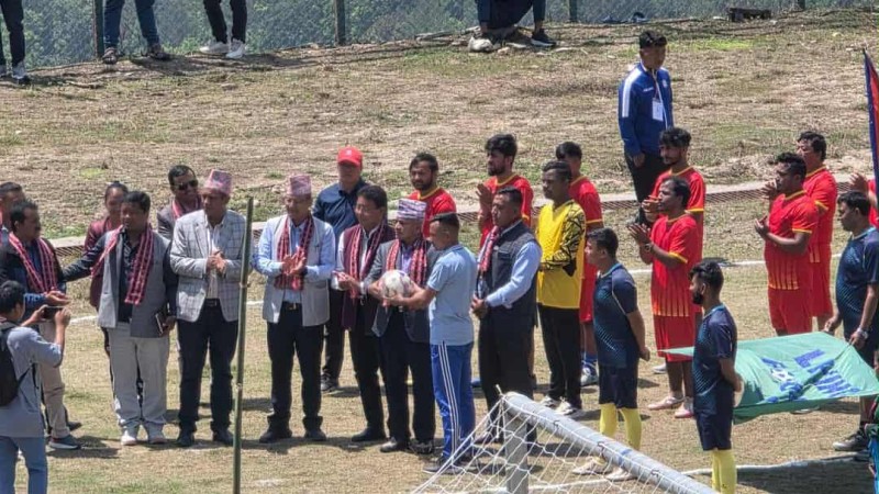 अध्यक्ष कप फुटबल ः वडा नम्बर १०, ४ र ५ को बिजयी सुरुवात